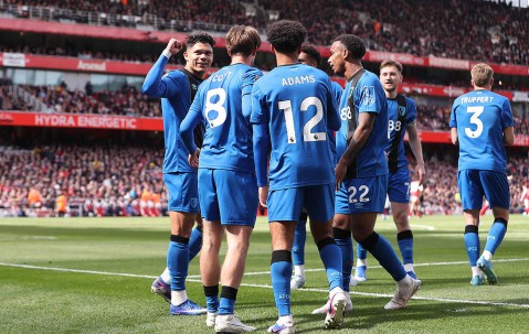 英超-约克雷斯点射 阿森纳1-2伯恩茅斯多赛两场仍9分领跑